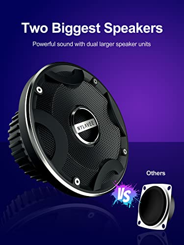 Nylavee Computer Speakers, Pc Sound Bar For Desktop, Hifi Sound Soundbar, Large Speaker Drivers, 3.5Mm Aux-In Connection, Usb Powered Mini Speaker Soundbar For Desktop Monitor, Pc, Laptop, Tablets #TOP1