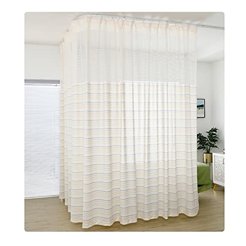 Cloison médicale ventilée avec rideau de séparation occultant - 2