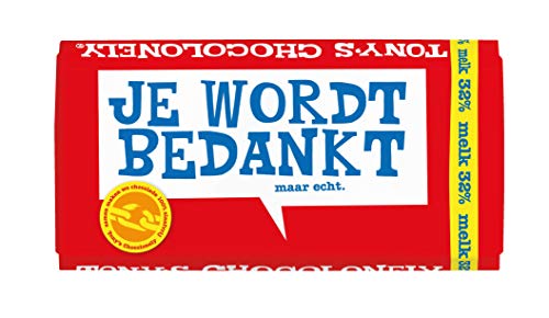 Tony's Chocolonely - Bedankt Bundel - Chocoladereep Melk Chocolade "Bedankt" + Proeverijtje - 468 gram - Fairtrade Chocolade - Image 3