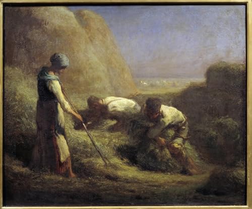 Pintura en lienzo famosa de Jean Francois Millet una obra de arte de 60x90cm
