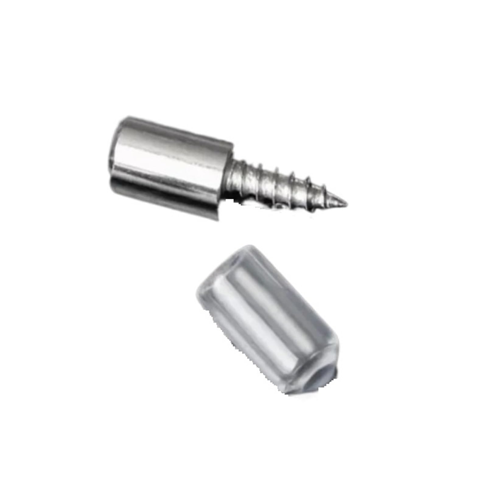 TAZYYZUU Fixed Support Self-Tapping Cross Screw Cabinet Bracket Laminate Glass Studs Pegs Nonslip Partition Nail(Brown)