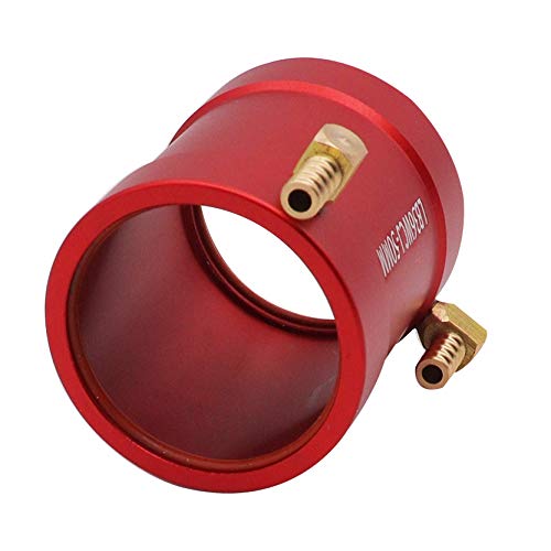 Treehobby Aluminum 36mmx50mm RC Model Boat Motor Water Cooling Jacket with Inlet & Outlet Fittings Heatsink Metal Parts for 36-Series RC Boat Motor Part Accessory (Red) - Thumbnail 5