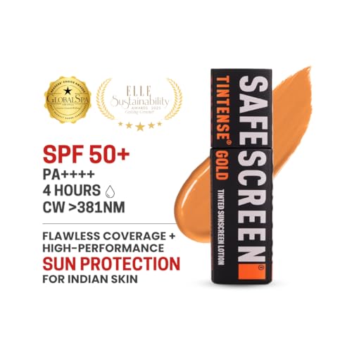 Image of CHOSEN Tintense Gold Shade Tinted Mineral Sunscreen Spf50+ Pa++++ | Broad Spectrum, No White Cast, For All Skin Type, 40Ml