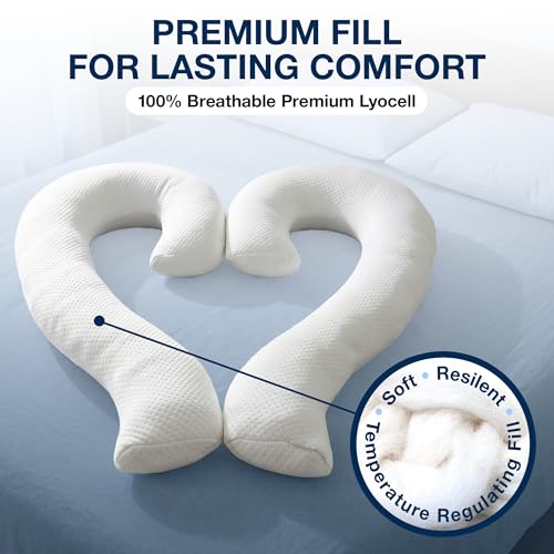Contour Swan Shaped Body Pillow