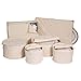 6 Piece Tabletop Polyester Dinnerware Storage Set