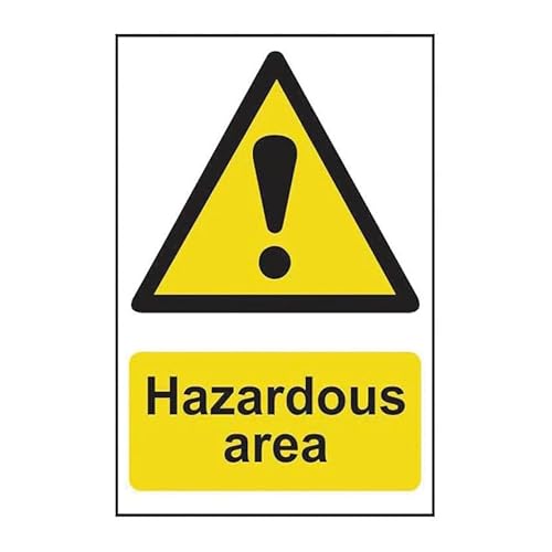 Tin sign vintage HAZARDOUS AREA Plaque Poster for Bar Pub Beer Home Garage Man Cave Wall Decor 12x8 Inch