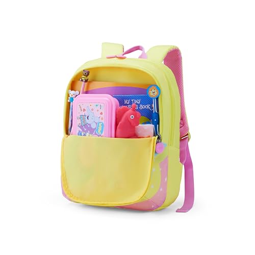 Image of American Tourister Swiddle 4.0Bp Buterfly Ylw, Kids Activity Backpack, Age 4-6 Years, 2 Full Compartments