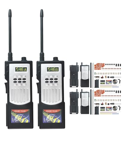 Yidab Soldering Practice Kit DIY Walkie-Talkie Interactive Game Plug-in Circuit Kit Electronics Projects Soldering Kit Welding Skills Learn Soldering Kit for Beginners