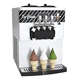 Commercial Ice Cream Maker, 5.8-7.9 gal/h Yield, 2450W,...