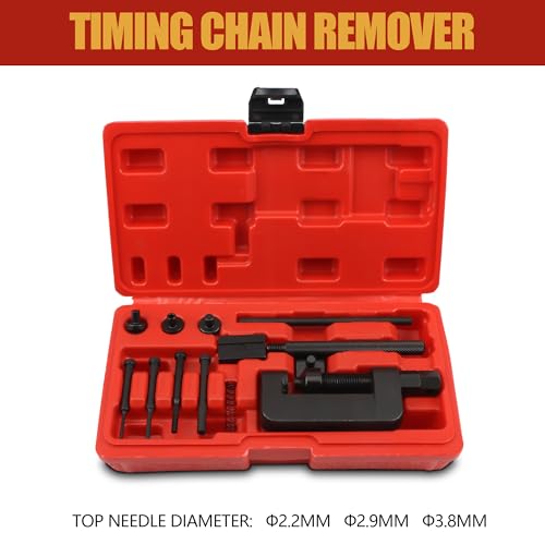 Image of Chain Breaker Tool Kit,Chain Riveting Repair Tool with Carrying Case For ATV Bicycle Motorcycle Cam and 25 to 630 Chains