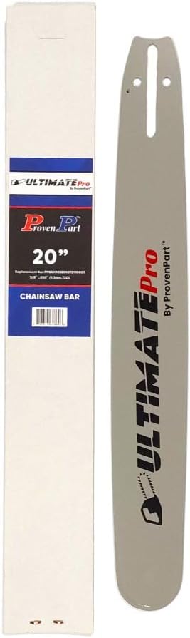 Proven Part 20In Chainsaw Bar 3/8 .050 72DL Fits Jonsered 2165, 2186 200RNDD009