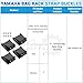 CartClan Golf Cart Bag Rack Strap Buckle(4PCS), Suitable for 1985-2016 Yamaha G1,G2,G9,G14,G16,G19,G22,G29, OEM# JN6-K8380-00
