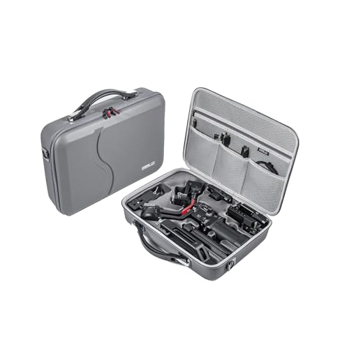 Image of LEQTRONIQ Carrying Case for DJI Ronin RS4 - Waterproof Hard Shell with Custom Foam Insert Gimbal Stabilizer Travel Case, Dustproof, Shockproof Travel Storage Bag