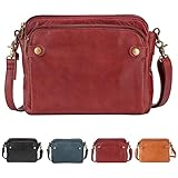 Léger et élégant : longue sangle réglable et gouttes amovibles pour plus de confort d'utilisation. Les sacs à bandoulière et pochettes en cuir sont légers et élégants et faits pour une vie en déplacement. Vous pouvez le porter autour de votre poignet ou le transformer en sac à bandoulière en utilisant la sangle incluse.