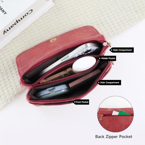 Image of Crossbody Purse, PU Leather Women's Crossbody Handbags Small Crossbody Bags for Women and Girls, Crossbody Handbag