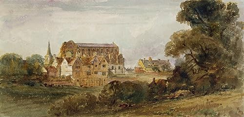 Tableau Abbaye de Malmesbury Wiltshire pour habiller un grand mur vide