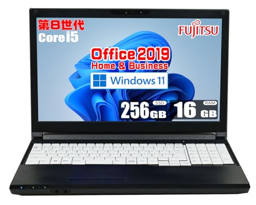 �y�����ςݕi�z�x�m�� FMV LIFEBOOK A579 / ��8���� Core i5 8265U / SSD 256GB / ������ 16GB / MS Office 2019 / Windows 11 / Web�J���� Wi-Fi Bluetooth 