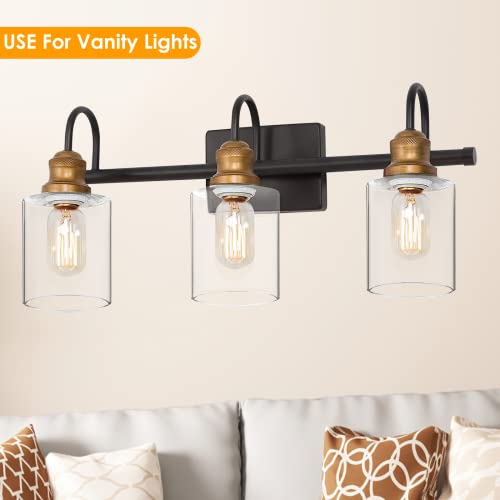 6 Pack Clear Glass Shades Replacement,5.51In Height,3.94In Diameter,1.65In Fitter,High Transmittance Cylinder Glass Lampshade Replacement For Pendant Light Floor Lamps Chandelier Wall Sconces #TOP5