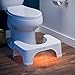 Squatty Potty Moonlight Toilet Stool with Motion & Light Activated Night Light, White 7 Inch