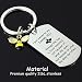 HUTIMY Bee Gifts Keychain Honey for Women Men Bumblebee Key Chains Stuff Super Bumble Bees Jewelry Honeybee Charm Items Honey Bee Keychain