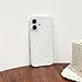 NITITOP Compatible for iPhone 17 Case Cute Clear Floral Flower Pattern for Girls Women Soft TPU Full Camera Lens Shockproof Protective Phone Cover - White