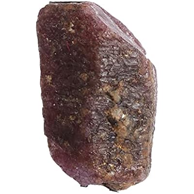 GEMHUB Loose Gemstones For Jewelry Making Rough Red Ruby Gemstone 62.55 Carats Natural Raw Rough Certified Red Ruby Gems Women For Jewelry