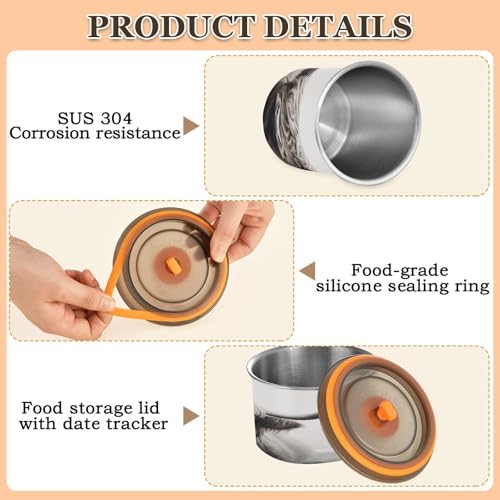 Contenedor hermético de café de acero inoxidable Blueangle 900 ml miniatura 4
