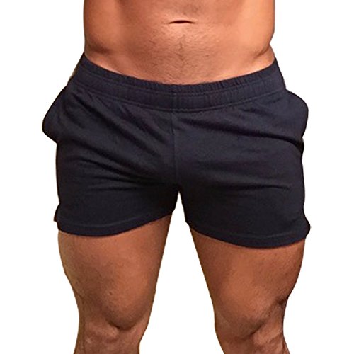 Muscle Alive Mens Workout Shorts Gym with 3