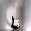 Squier Affinity Series Stratocaster Electric Guitar, Black, Maple Fingerboard