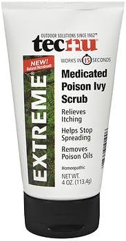 Tecnu Extreme Medicated Poison Ivy Scrub - 4 oz, Pack of 6