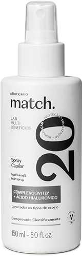 O Boticário, O BOTICARIO MATCH LAB MULTIBENEFICIOS SPRAY CAPILAR 150ml