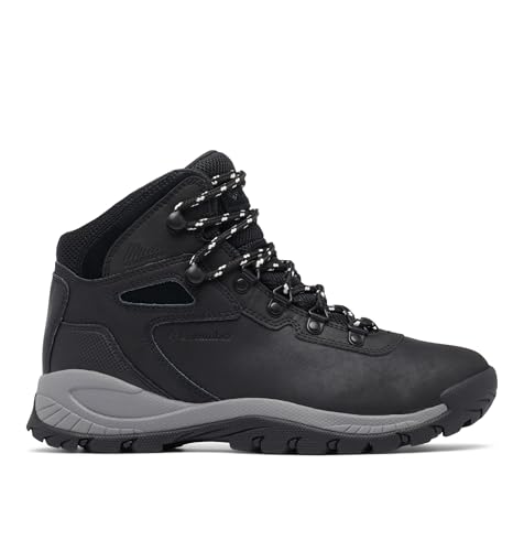 Columbia Womens Newton Ridge Lightweight Waterproof Hiking Boot, Black/Chalk, 7.5 Wide by Columbia - Image 5