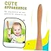 SKISUNO Wood Cutlery Set for Kids 3-Piece Fork Spoon Knife Set Food-Grade Wooden Dining Utensils Safe for Children for Western Desserts and Meals