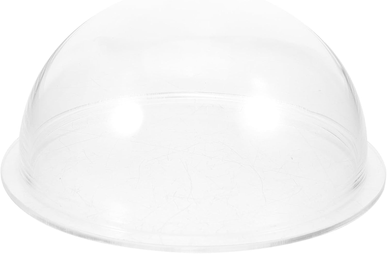 ULTECHNOVO Glass Food Dome Cover with Smoke Infuser Lid for Kitchen and Restaurant Use Glass Material with Smooth Surface to Keep Food Clean and Fresh for Cocktail Smoking