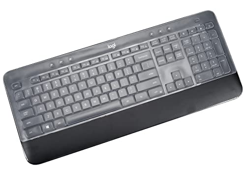 Keyboard Cover for Logitech MK545 & Logitech MK540 Keyboard, Logitech MK545 MK540 Keyboard Skin Protector - Clear