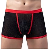 Überlegenes Design: Diese Boxershorts verfügen über einen elastischen Bund für zusätzlichen Flex und sitzen bequem auf der Taille. Sie müssen sich nicht mit unangenehmen Falten aus diesem leichten Stoff auseinandersetzen! Herren-Boxershorts: Auffällige, helle und brillant bequeme Boxershorts, Boxershorts sind Unterwäsche für Männer mit Sinn für Stil und einem Bedürfnis nach täglichem Komfort.