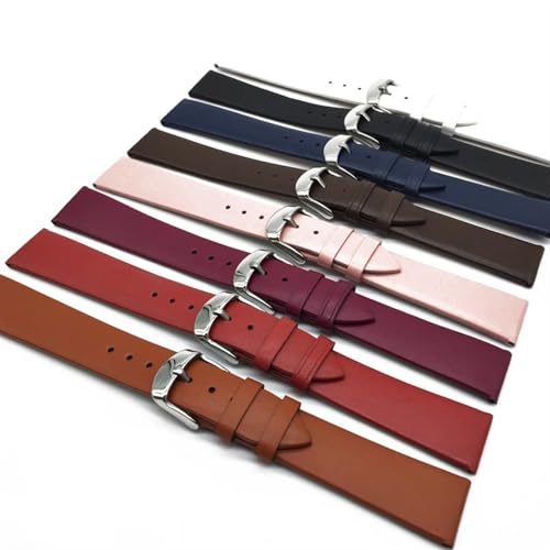 Correas de reloj de cuero genuino ideales para oficina y eventos sociales elegantes 2