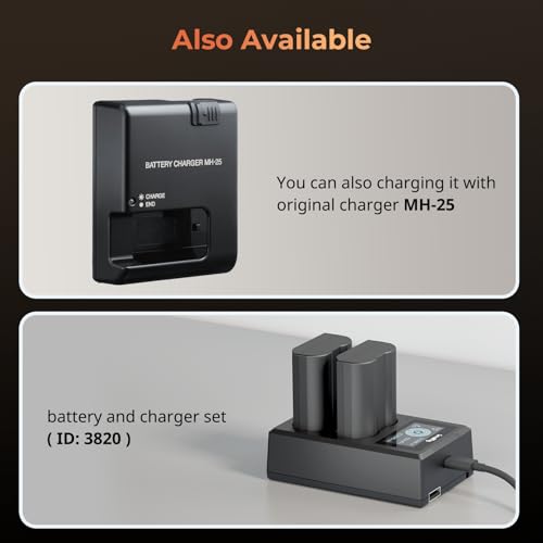 Image of SMALLRIG EN-EL15C USB-C Camera Battery for Nikon, 2400mAh 2.5H Fast Charge | Fully Decoded for Nikon ZR, Z6 III, Zf, Z8, Z7, Z7 II, Z6 II, Z5, D850, D810, D810A, D780, D750, D610, D500