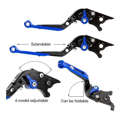 Leviers de frein et d'embrayage XMAX finition premium réglable - 6