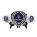ZipToMeNow Custom Antique Shield Championship Belt in White