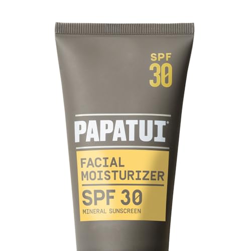 PAPATUI by Dwayne Johnson Hydrating Men's Face Moisturizer with SPF 30 | Unscented | Broad Spectrum Sun Protection | Lightweight Hydration | 2.5 fl oz (Pack of 2)