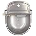 MACGOAL Stainless Steel Automatic Waterer Bowl with Float Valve Automatic Dog Water Bowl Water Trough for Dog Livestock Pig Chicken Goat Waterer with Drain Plug