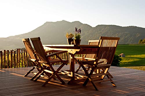 JOVIRA PINTURAS Wetterschutz Klarlack auf Wasserbasis, für die Pflege und Dekoration von Holz im Außenbereich. Wetterfester Lack. (375 ml, Satiniert)