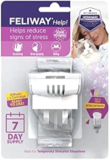 Feliway Help 7 Day Starter Kit Diffuser and Refill,White