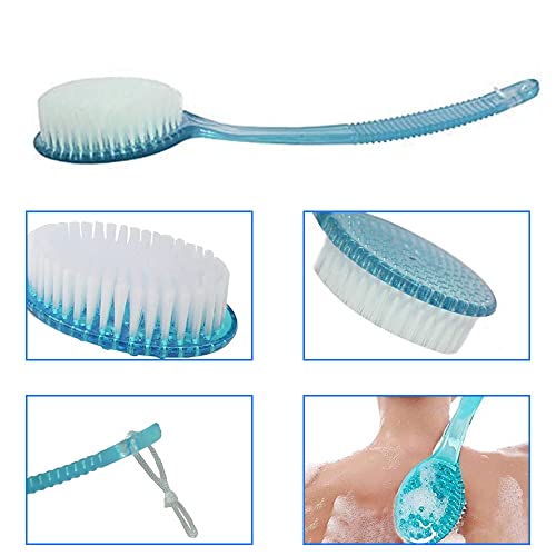 Body Brush Shower Brush Back Scrubber Bath Brush Body Brush for Shower Body Scrubber Skin Brush Skin Cleaning Brush Dry Brushing Body Brush Massager Long Handle Spa Shower Brush Back Washer - Image 4