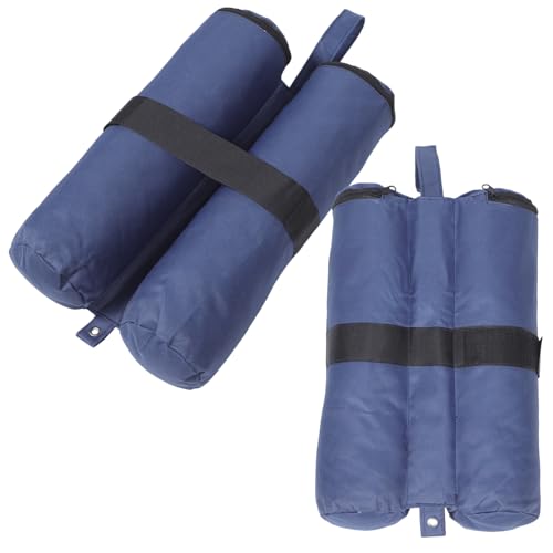 GARIOUANS 2個 防風オックスフォード生地製テント重りバッグ 砂 砂利対応多機能固定用バッグ キャンプ タープ パーゴラ用安定性重視アウトド