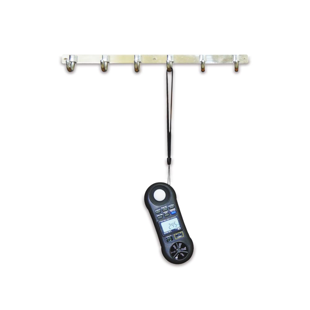 Digital Air Velocity Meter with Temperature, Humidity & Lux Sensors (4 in 1 Anemometer) for Green Houses, AC & Ventilation Ductsby Model: LM-8010