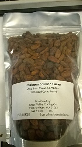 1 lb BOLIVIA ALTO BENI, HEIRLOOM, ORGANIC RAW CACAO/COCOA BEANS