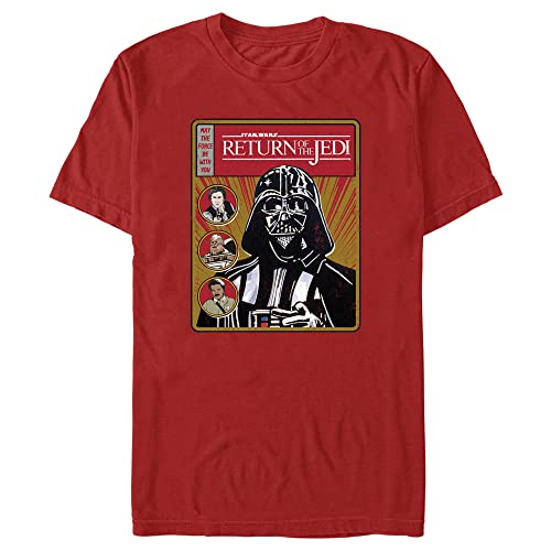 T-shirt Star Wars homme Retour du Jedi vêtement Dark Vador mode geek et streetwear noir