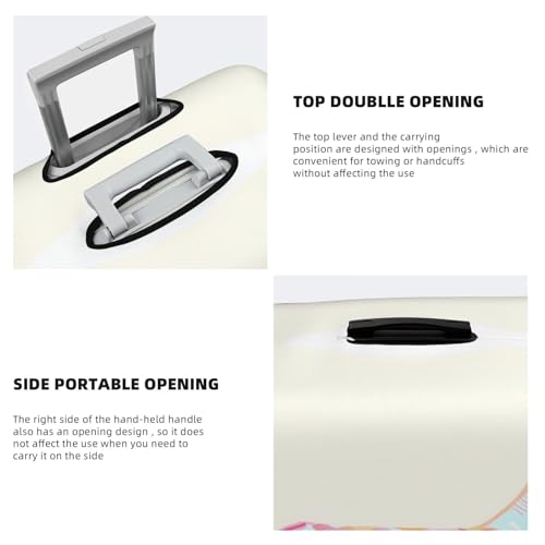 Western Cowboy Boot Minimalist Elastic Travel Luggage Covers Dustproof Scratch-Resistant Suitcase Protector Fit 22-24 Inch3